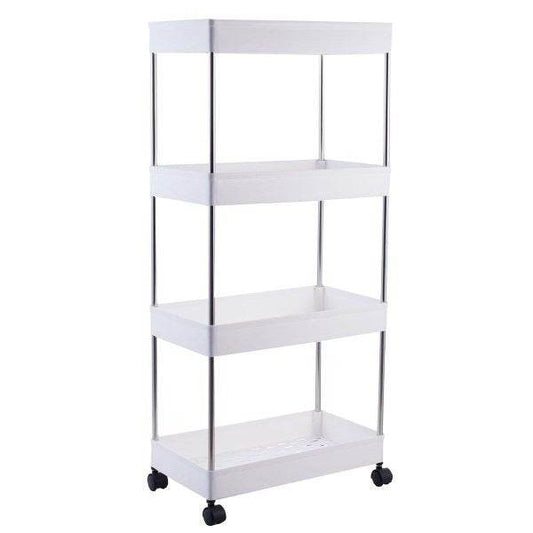 Multipurpose Space Saving Side Shelf Trolley (4 Tier) - DMC Wholesale
