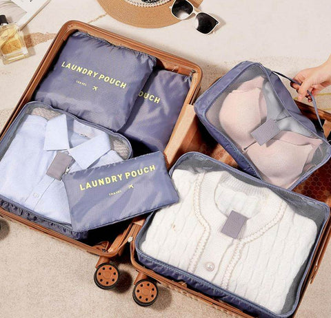 Laundry Travel Organiser Set (6 pcs) - Alt View