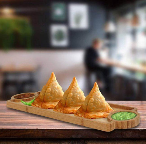 Bamboo Appetizer Platter (14x39cm) - Alt View