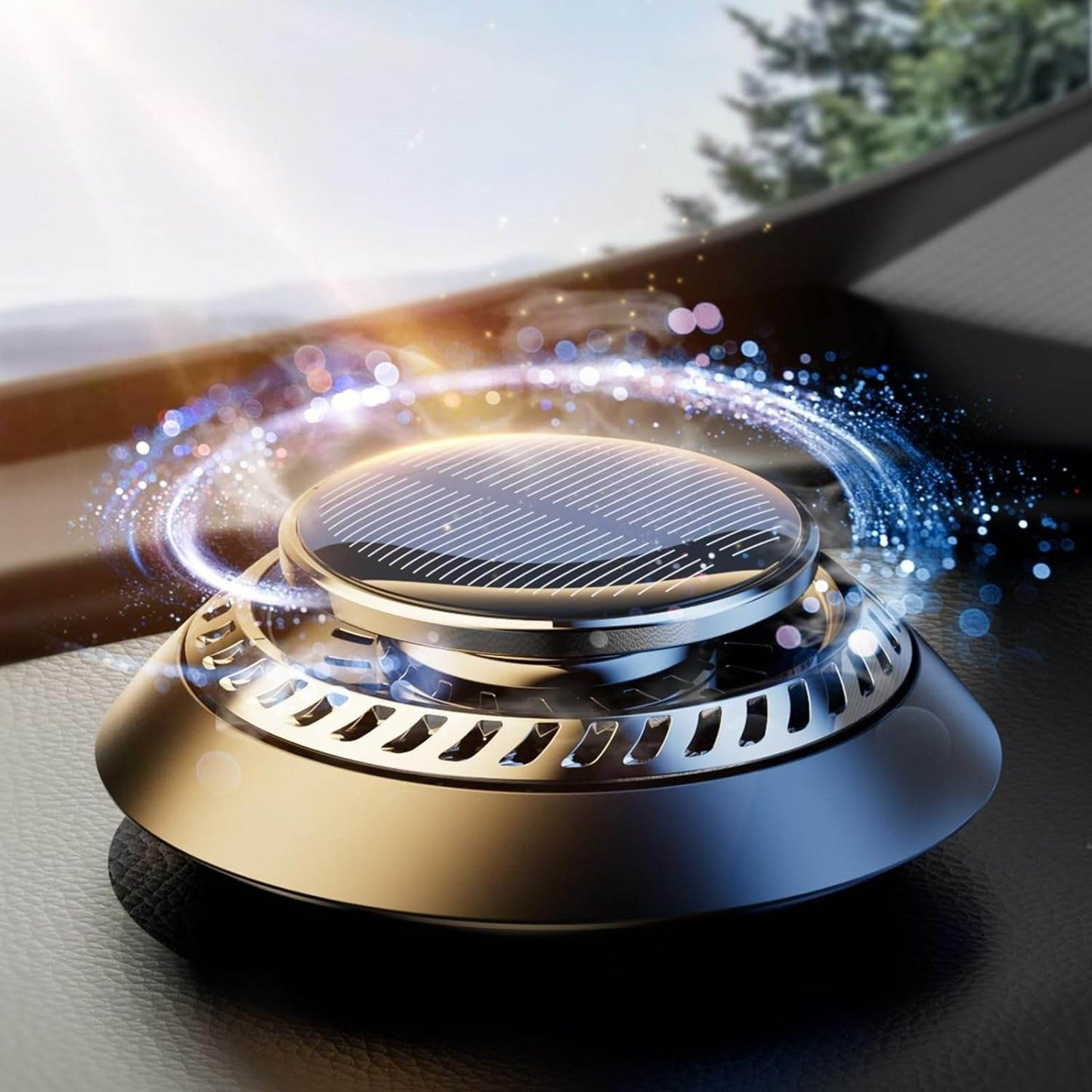 Solar Car Air Freshener Diffuser - DMC Wholesale