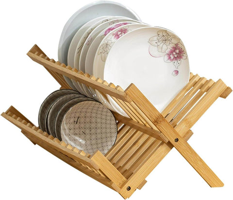 Bamboo Dish Drying Rack - Alt View