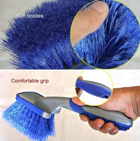 Car Wheel Cleaning Brush - Alt View