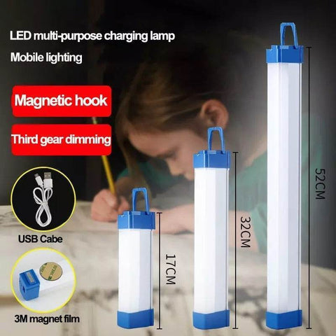 Rechargeable Portable LED Tube Light (52cm) - Alt View
