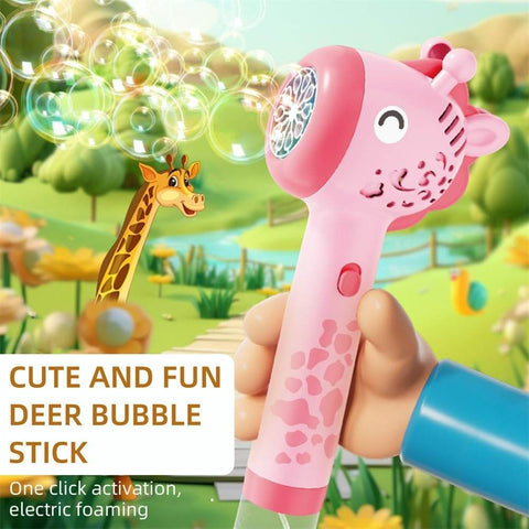 Cute Animal Bubble Machine For Children - Alt View