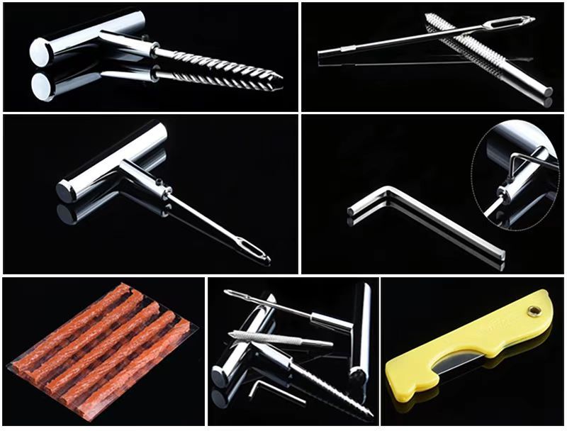 Deluxe Tubeless Tire Repair Kit With Carry Case