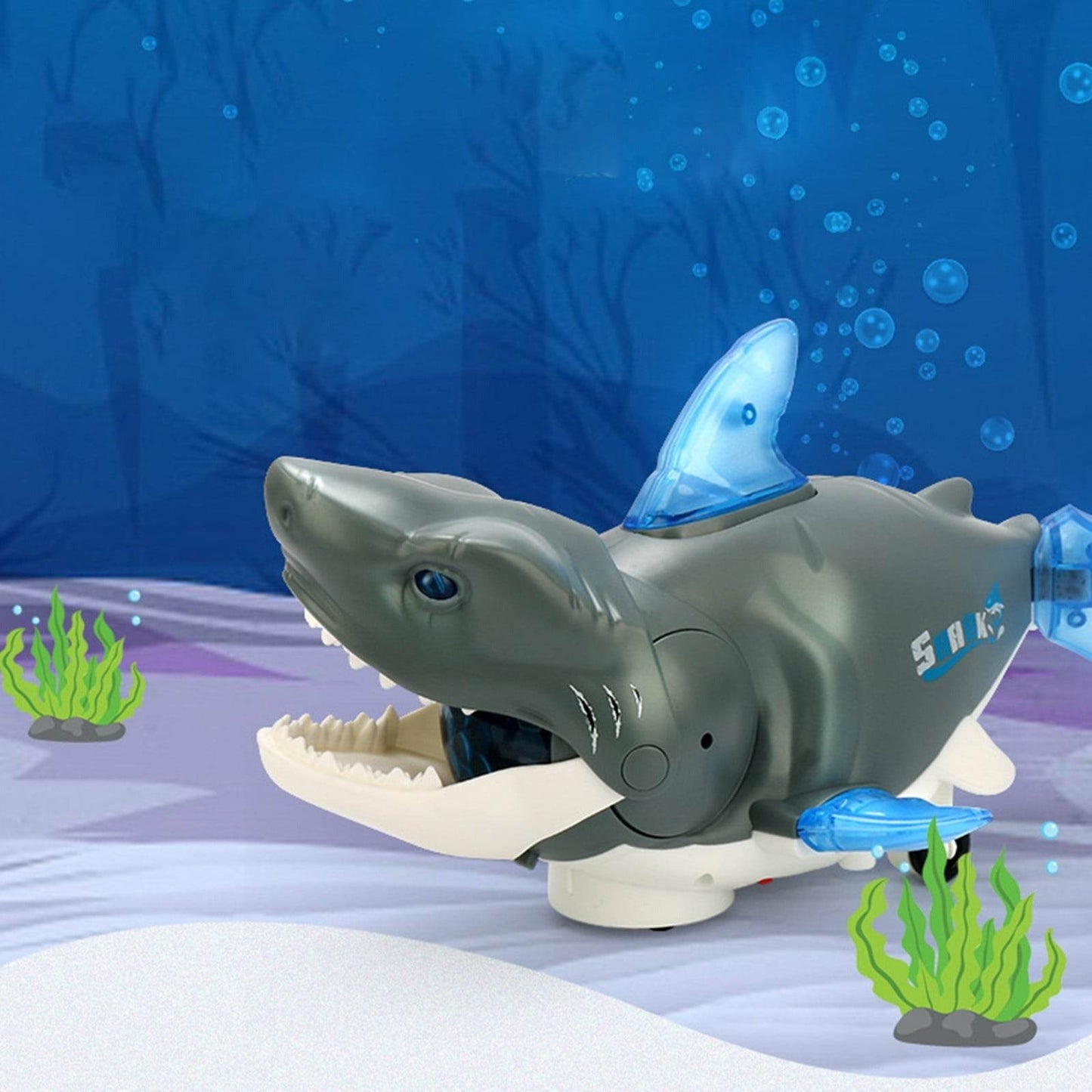 Electric Sharks Toy With Colorful Lights And Music - DMC Wholesale