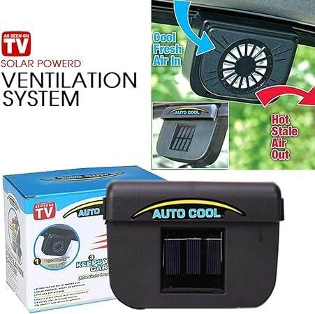 Solar Powered Car Air Ventilation System - DMC Wholesale