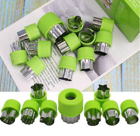 Fruit And Cookie Cutter Set (9 pcs) - Alt View