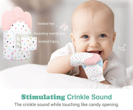 Gummy Glove Teething Mitten Bear Claw Design - DMC Wholesale