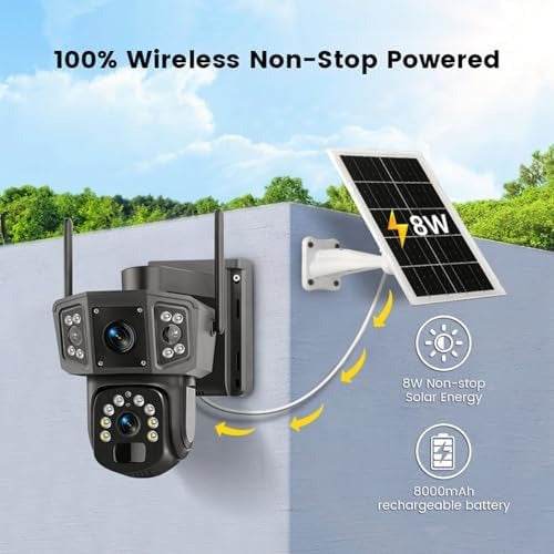 4K Solar Security Cameras Outdoor (4G) - DMC Wholesale