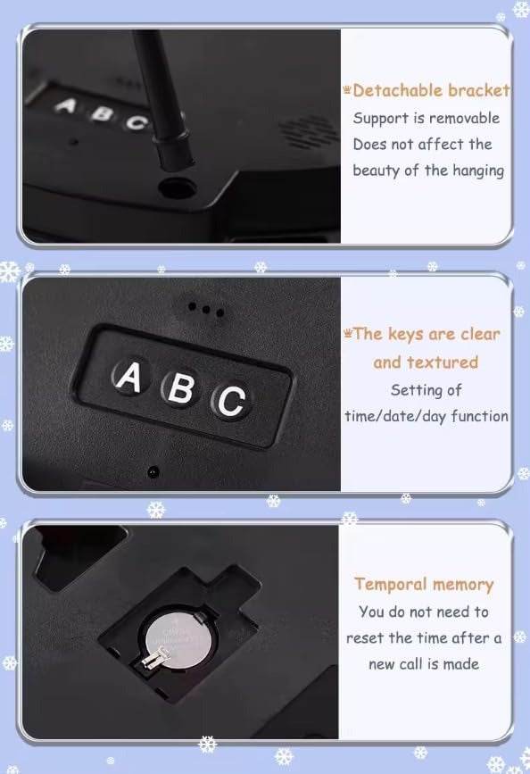 LED Digital Wall Clock (30 cm) - DMC Wholesale