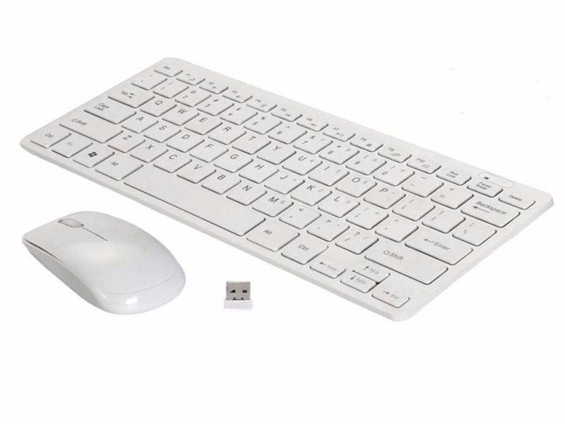 Mini Wireless Keyboard and Mouse Combo
