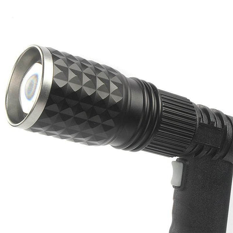 Multifunctional Hand-Held Strong Pistol Light With Tripod - Alt View