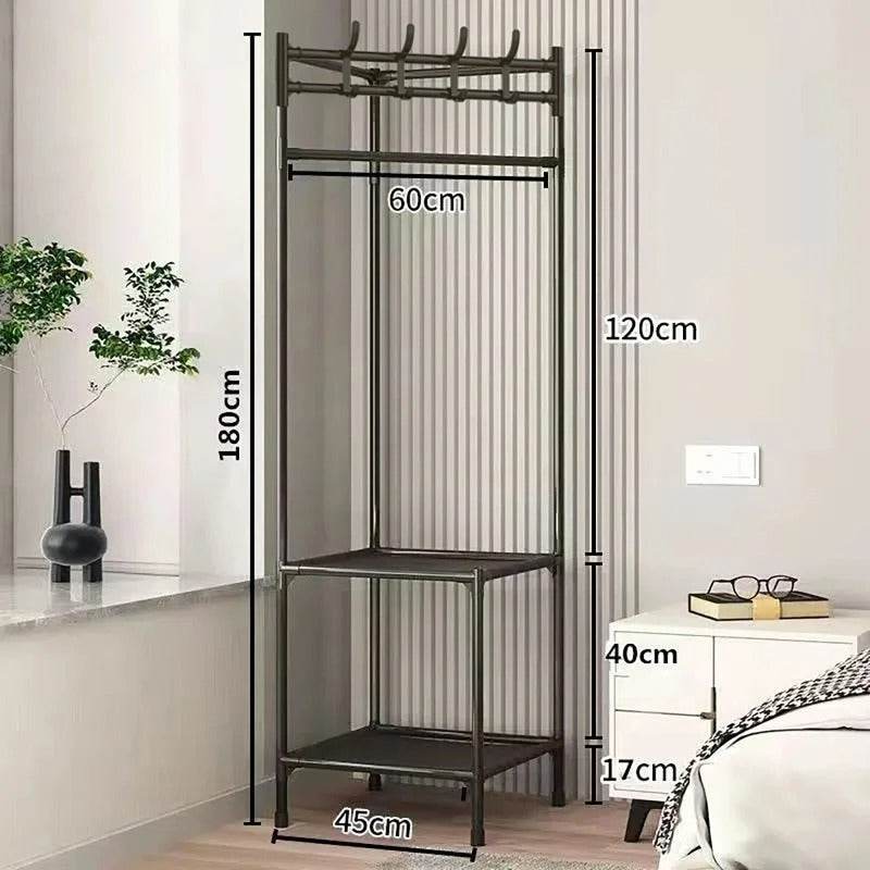 Corner Coat Rack Shelf - DMC Wholesale