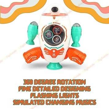 Space Rocket Musical Toy - DMC Wholesale