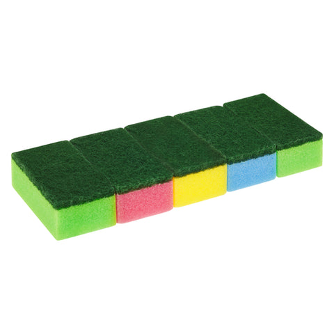 Multicolour Sponge Scourers (5 pcs) - Alt View