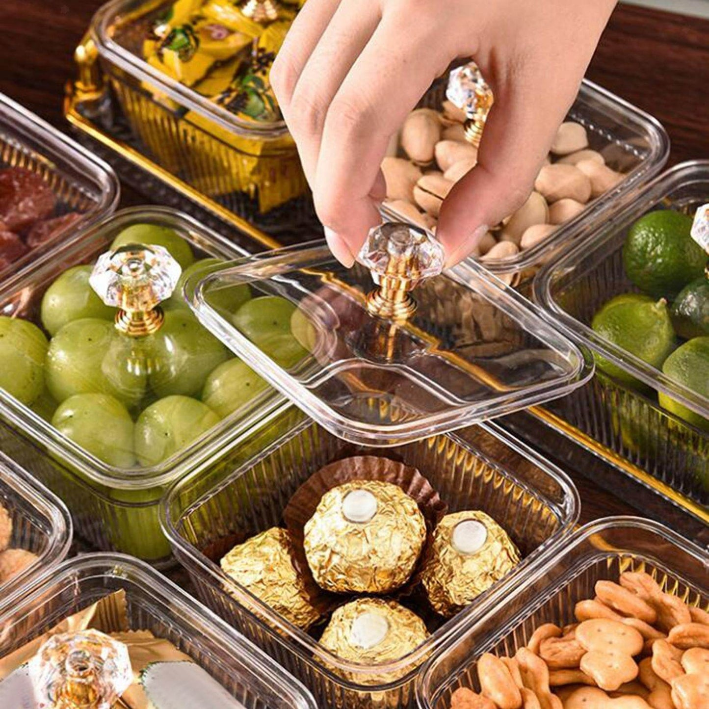 Multifunctional Snacks Dish Tray (8 Bowls) - DMC Wholesale