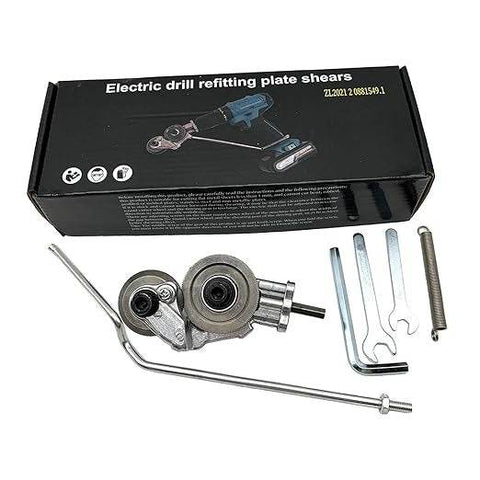 Electric Drill Shear Attachment - Alt View