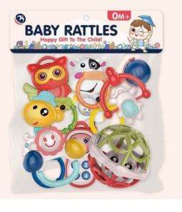 Toy Rattle Set for Teething Babies (8 pcs) - DMC Wholesale