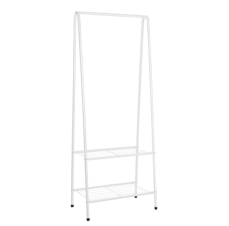 Clothes Rail With Two Shelves - DMC Wholesale
