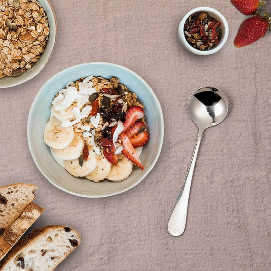 Stainless Steel Soup Spoon Set (6 pcs) - DMC Wholesale