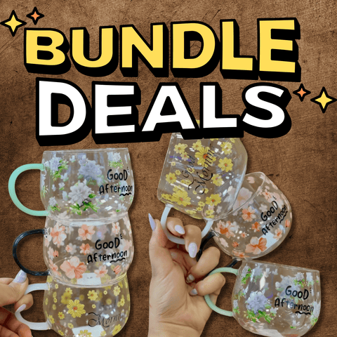 Single Wall Glass Mug (6 pcs) - Alt View