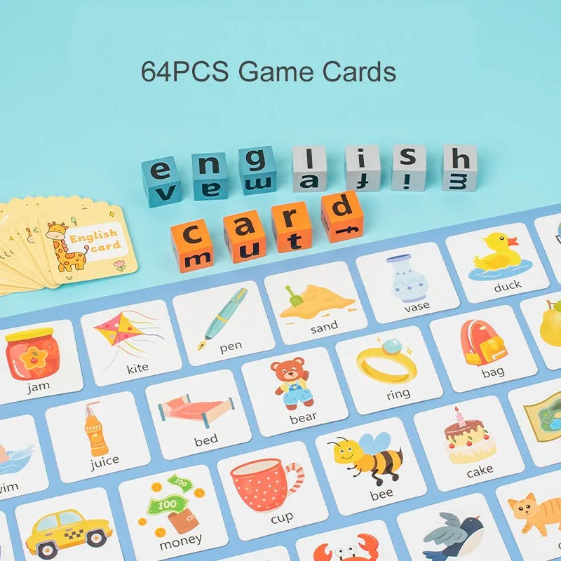 Wooden Letter Cognitive Challenge Word Game