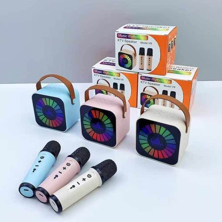 RGB Light for Bluetooth Karaoke Speaker (2 mics included) - DMC Wholesale