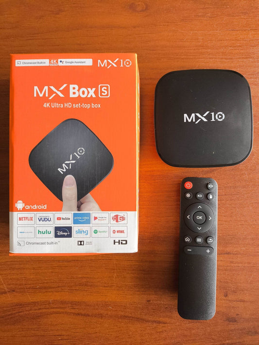 MX10 4K Android TV box ReceIver - DMC Wholesale