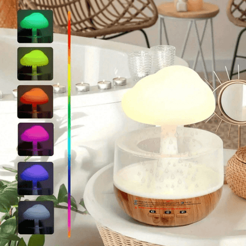 Water Dripping Rain Cloud Humidifier - Alt View