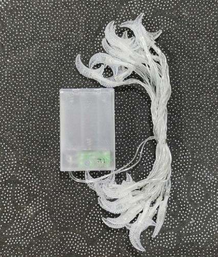 Moon Battery Operated String Lights (20L)(3M)(Yellow)