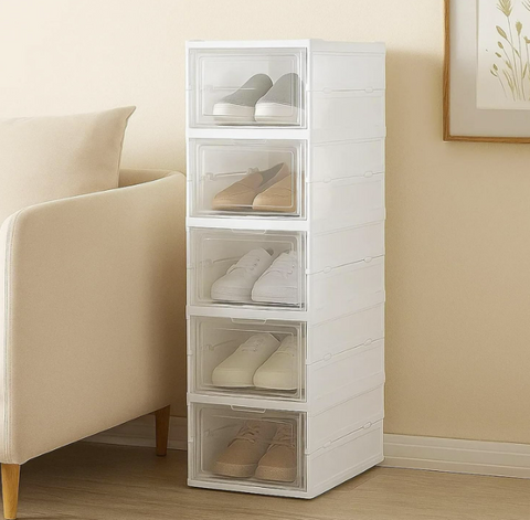 Gridspace Shoe Storage Box (5 Tier) - Alt View