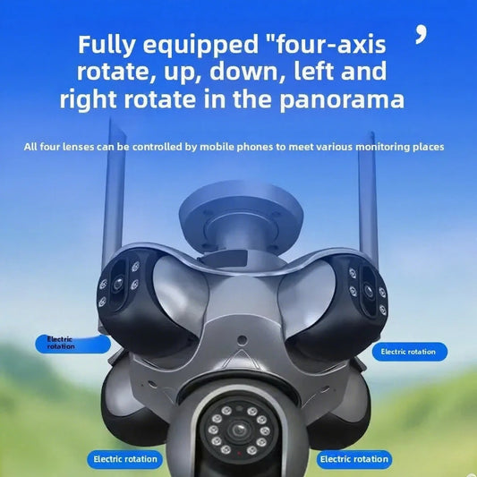 25MP Outdoor Five Lens 720 ° Rotating PTZ Camera