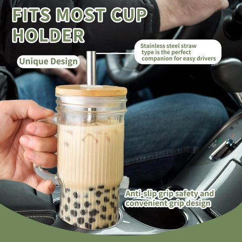 Ribbed Glass Tumbler (720ml)(Each)