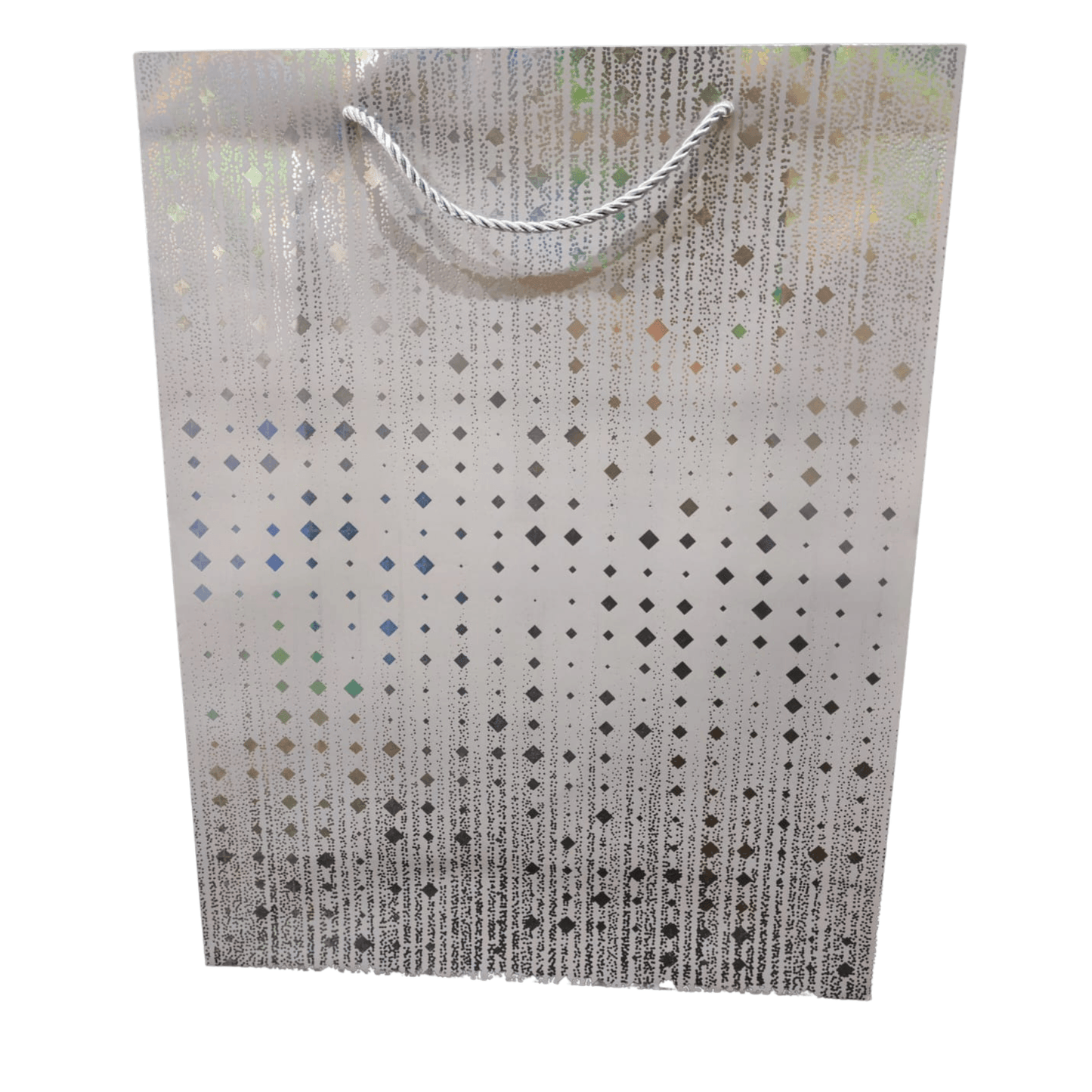 Unforgettable Grey Shimmer Gift Bag (Large) - DMC Wholesale