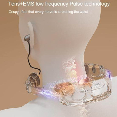 Portable Headset Cervical Spine Massager - Alt View