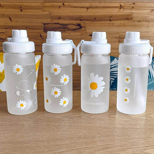 Sunflower Water Bottle (500ml) - DMC Wholesale