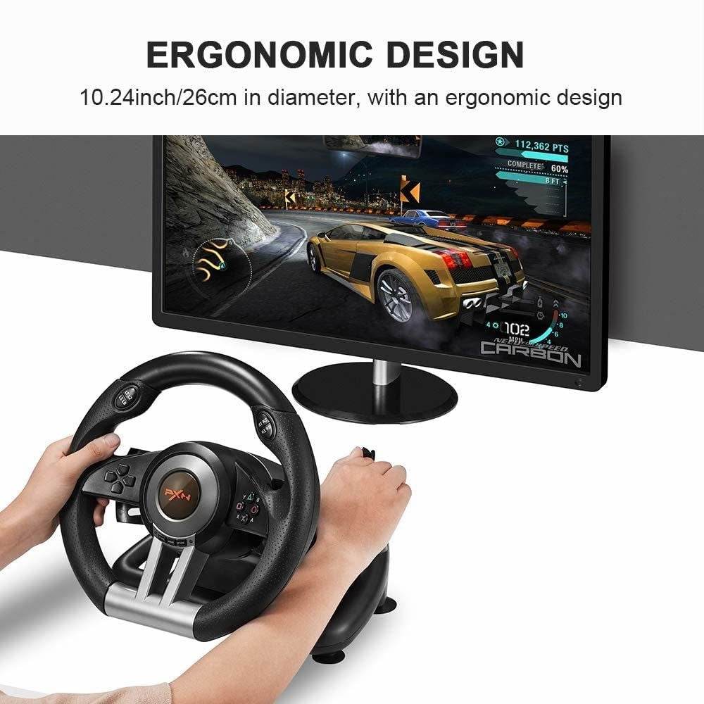 USB Racing Gaming Steering Wheel - DMC Wholesale