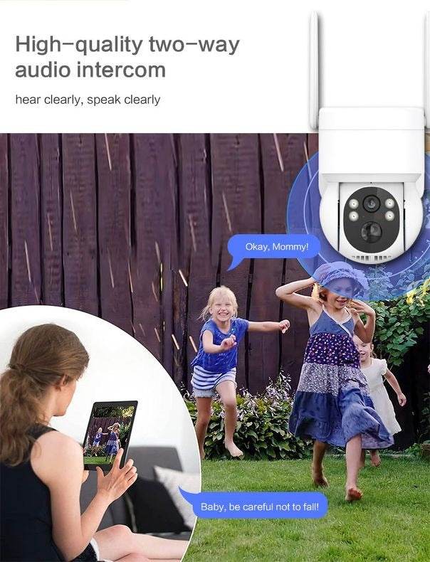 Solar Powered Smart Wi-Fi Wireless Security Camera - DMC Wholesale