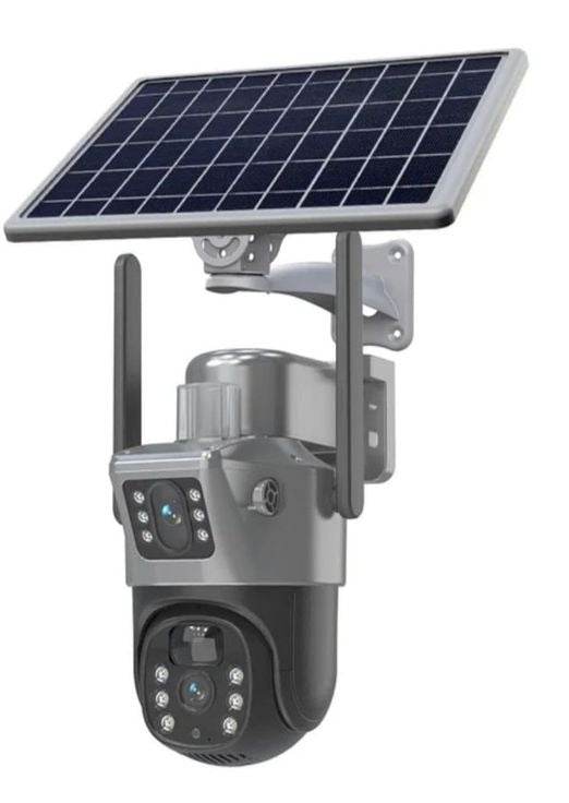 Dual Lens Solar Camera (4G) - DMC Wholesale
