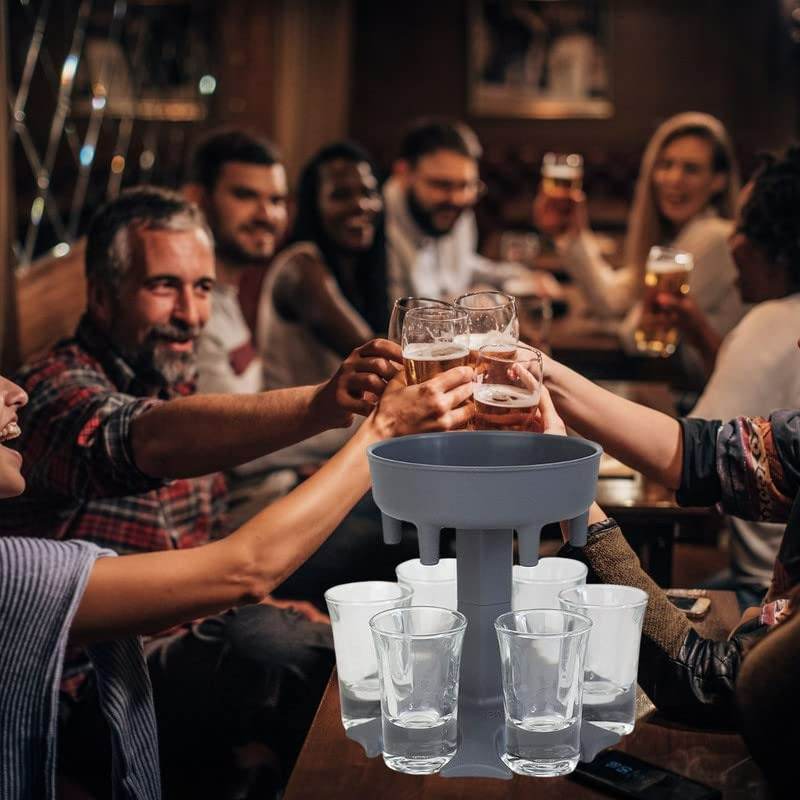 Liquor Shot Dispenser (8pcs)(Grey) - DMC Wholesale