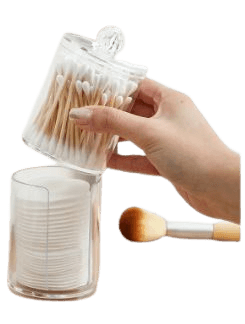 Cotton Swab And Cotton Pad Cosmetic Organiser - Alt View