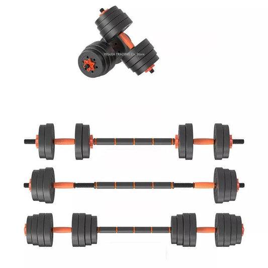 Home Gym Adjustable Dumbbell/Barbell Set (30kg) - DMC Wholesale