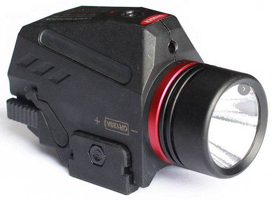 Pistol Flashlight Red Laser - DMC Wholesale