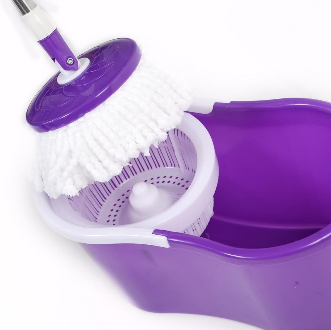 Rotating 360 Magic Spin Mop And Plastic Bucket Set