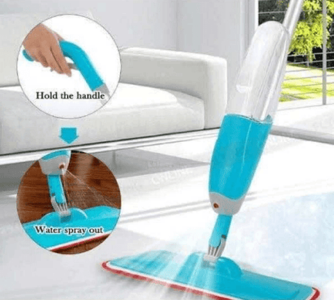 Health Water Spraying Mop - Alt View