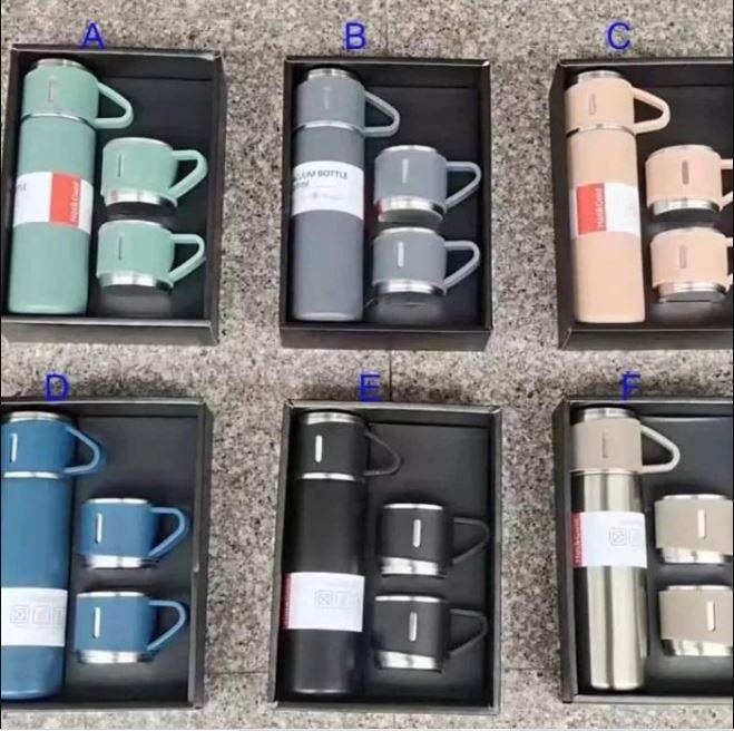 Vacuum Flask set (Pink) - DMC Wholesale