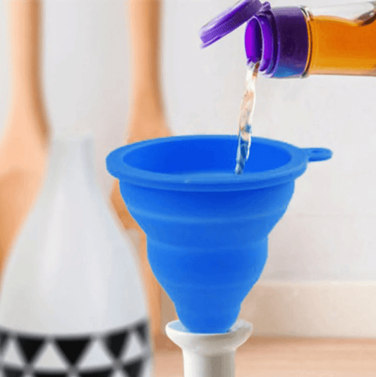 Foldable Collapsible Silicone Funnel - DMC Wholesale