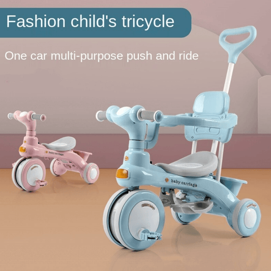 Tricycle Stroller With Lights And Music For Children - DMC Wholesale