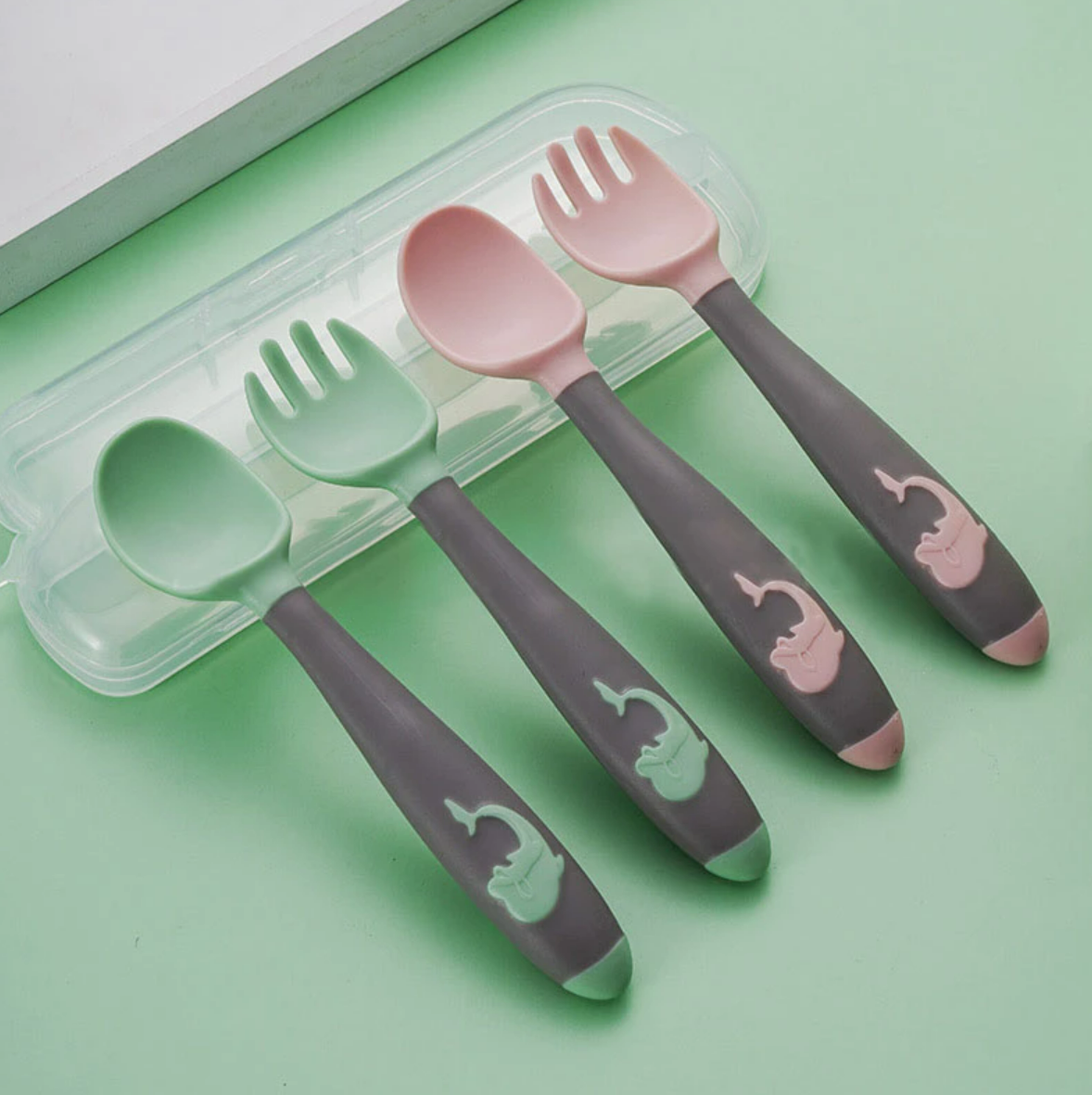 Play And Learn To Eat Spoon And Fork Set